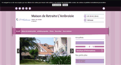 Desktop Screenshot of ambroisie-biarritz.com